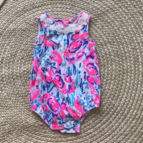lilly pulitzer baby bodysuit